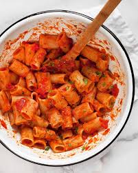 Rigatoni With Tomato Sauce Recipe Tomato Sauce How To Cook Pasta Rigatoni