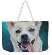 Happy Dog Metal Print by Wendi Tooth