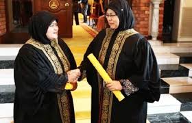 High court judges use the title in office of mr justice for men or, normally, mrs justice for women, even if unmarried. 2 Women Appointed As Shariah High Court Judges In Malaysia Such Tv