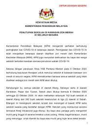 Recommended channels near kuala lumpur, malaysia. Covid 19 All 142 Schools In Klang 242 Schools Sabah Red Zones To Close From Oct 8 Until Oct 23 The Star