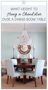 Looking For How High You Should Hang Your Chandelier Over Your Dining Table Here Is A Simple Guide French Country Dining Room Dining Room Blue Country Dining Rooms