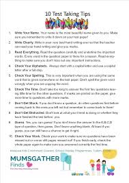 10 Test Taking Tips For Std 1 2 3 Parenting Times Exams Tips School Holiday Programs Test Taking