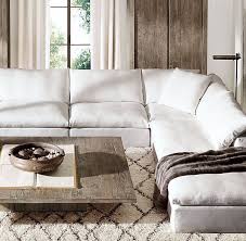 Rh S Reclaimed Russian Oak Plinth Coffee Table Belgian In Inspiration Our Restoration Hardware Living Room Home Couches Living Room