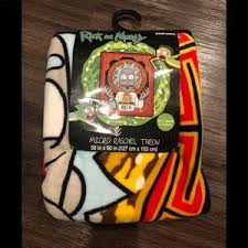 Открыть страницу «rick and morty» на facebook. Rick Morty Portal Surface Run Colorful Soft Plush Throw Blanket 50 X 60 Nwt Multi Color Kids And Teens Blankets Throws Kids Teens Bedding