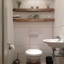 Modern Trifft Rustikal Holz Balken Regal Gste Wc Home Sweet Fur Badezimmer Deko Zum Aufhangen Beabsichtigt Badezimmer Deko Bad Fliesen Rustikales Holz