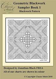 Geometric Blackwork Sampler Book 1 Blackwork Pattern Ebook