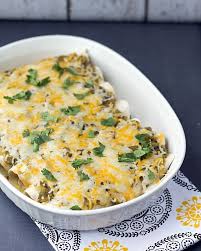 Green Sauce Chicken Enchiladas Recipe Broccoli Cauliflower Casserole Food Recipes Cauliflower Casserole Recipes