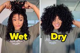 However, your hair is also weakest when it is wet, so trimming wet can lead to more breakage and damage. Natural Hair Wet Vs Dry Transformations On Tiktok