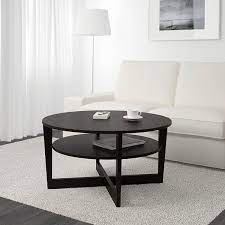 Available in metal or wood, the choice is yours. Vejmon Coffee Table Black Brown 90 Cm Ikea
