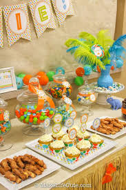 Dinosaurs Baby Shower Party Ideas Photo 1 Of 59 Catch My Party