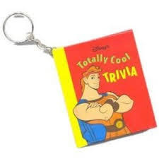 Ready to put all your random facts and bits of knowledge to use? Totally Cool Trivia With Keychain By Walt Disney Company