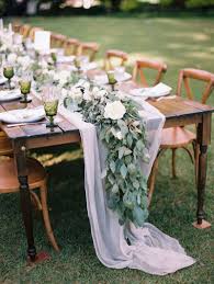 Hawaii Wedding Reception Ideas Table Style Floral Table Runner Hawaii Wedding Style F Outdoor Wedding Tables Picnic Table Wedding Luxury Weddings Reception
