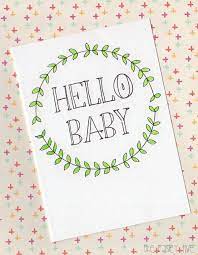 Hello Baby Greeting Card Nursery Decor New Baby Welcome Etsy Baby Cards Handmade Baby Greeting Cards Baby Shower Congratulations