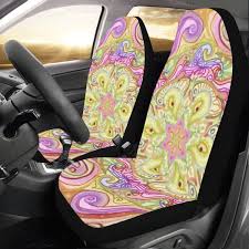 Mandala Car Seat Cover And Assorted Double Wall Plastic Mug Car Accessories Original Gift Artistic Design Universal Fit Shipping Free
