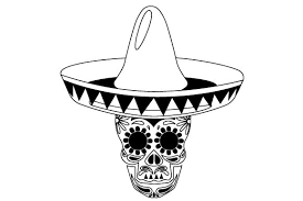 Check spelling or type a new query. Sugar Skull Wearing A Sombrero Svg Plotterdatei Von Creative Fabrica Crafts Creative Fabrica