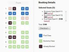 Full Featured Seating Chart Plugin With Jquery Seat Charts Plugins Jquery Chart
