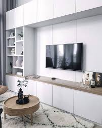 There Are 3 Reasons Why I Love To Costumize Furniture For Clients 1 With A Large Wall Like This O Living Room Wall Units Home Room Design Living Room Designs