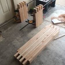 Simple Box Joint 2x6 Bench Nx Woodworking Projects Woodworking Wood Projects