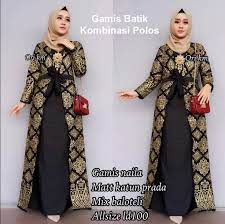 Model Gamis Terbaru Batik Kombinasi Gaya Model Pakaian Model Pakaian Model Baju Wanita Desain tunik batik terbaru 2020. model gamis terbaru batik kombinasi