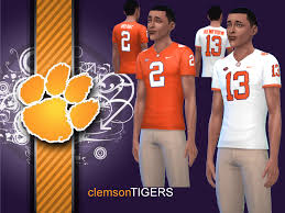 That's why the tigers sometimes break out uniforms that are primary colored purple. Rjg811 S Clemson Tigers Jerseys