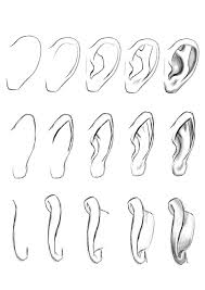 Her S Some Steps To Draw An Ear Notice That Inside An Ear There Is An Y Letter So Don T Bother Try To Imagine How T Drawing Tips Lips Drawing Drawing Tutorial