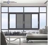 China Aluminium Sliding Windows With Mosquito Net ...