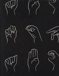 Start learning asl today with free online classes: Timeless Treasures Fabric Sign Language Alphabet Black Etsy Timeless Treasures Fabric Sign Language Alphabet Sign Language