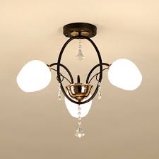 Ring Living Room Light Fixtures Metal 3 6 Lights Modern Semi Flush Ceiling Lighting In Black White Beautifulhalo Com