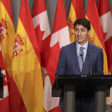 Presidente del gobierno de #españa. El Canadiense Trudeau Recomienda A Pedro Sanchez Hablar Para Resolver El Contencioso Catalan