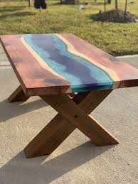 Cedar Epoxy River Table In 2020 Epoxy Wood Table Cedar Wood Projects Cedar Table