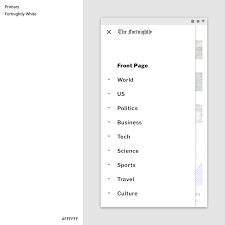 I did figure out how to change the color of my top navigation bar. Applying Color To Ui Material Design