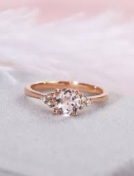 Peach Morganite Engagement Ring Solitaire Ring 14k Rose Gold Etsy In 2021 Morganite Engagement Ring Rose Gold Rose Engagement Ring Morganite Engagement Ring