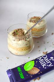 Pour mixture over tennis biscuit base and chill in fridge. Healthier Peppermint Crisp Tart Le Famished Cat