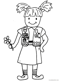 Your older girls can use the coloring pages to teach younger girls about juliette. Girl Scout Coloring Pages For Daisies 2 Coloring4free Coloring4free Com
