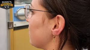 double lobe piercing covid style close up marc s piercing tv youtube