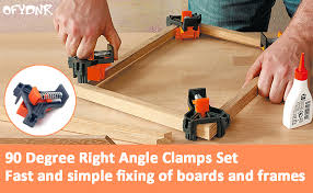 I made a corner clamp out of a couple of squares, some epoxy and a few screws. Angle Clamps Woodworking Corner Clip Fixer For Welding Wooden Diy Project Adjustable Swing Corner Clamp Photo Frames Making Cabinet 8pcs Corner Clamps Drawers Drilling 90 Degree Right Angle Clamps Power Hand
