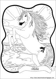 Your kids will increase their vocabulary by learning about different anima. Bella Sara Coloring Pages