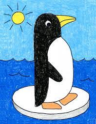 It's perfect for kids and beginners looking for easy pictures to draw. Draw An Easy Penguin Art Projects For Kids