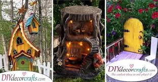 How to make a fairy garden around a tree. Fairy Garden Houses Diy Tree Stump Fairy House Ideas