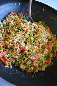 Egg Fried Brown Rice Easy Street Food Hint Of Healthy Brown Rice Dishes Brown Rice Recipes Easy Easy Rice Recipes