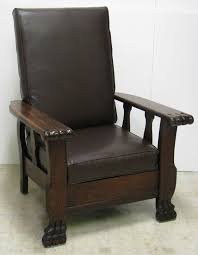1901 Morris Chair The Royal Rare Push Button Recliner Hand Made Oak Morris Chair Chair Royal Chair