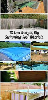 12 Low Budget Diy Swimming Pool Tutorials Diy Swimming Pool Swimming Pools Swimming Pool Installation