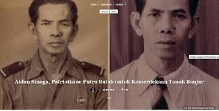 Aidan Sinaga, Patriotisme Putra Batak untuk Kemerdekaan Tanah Banjar