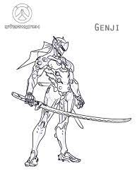 Took 7 hours to make. Cool Genji Coloring Page Free Printable Coloring Pages For Kids