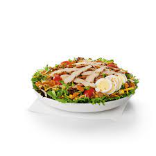 Chart showing how many calories in popular fast food products. Cobb Salad Nutrition And Description Chick Fil A