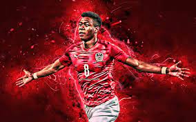 High quality hd pictures wallpapers. Download Wallpapers David Alaba Goal Austria National Team Fan Art Soccer Footballers Alaba Neon Lights Austrian Football Team Besthqwallpapers Com Football Football Team Soccer