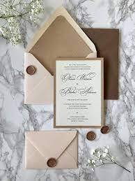 Rose Gold Glitter Wedding Invitation With Wax Seal Cz Invitations Wedding Invitations Diy Wedding Invitations Diy Elegant Glitter Wedding Invitations