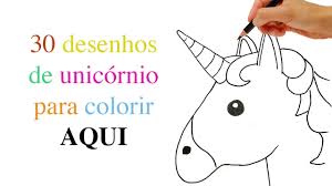 30 Desenhos De Unicornio Para Colorir Pintar E Imprimir Desenhos fofos kawaii para pintar. para colorir pintar e imprimir