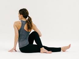 Seated Twist Morning Yoga Poses Yoga Poses Easy Yoga Poses