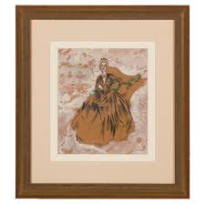 Bonhams : GEORGE ORRY-KELLY (1897-1964) Two Seated Portraits of Elsie de  Wolfecirca 1947gouache